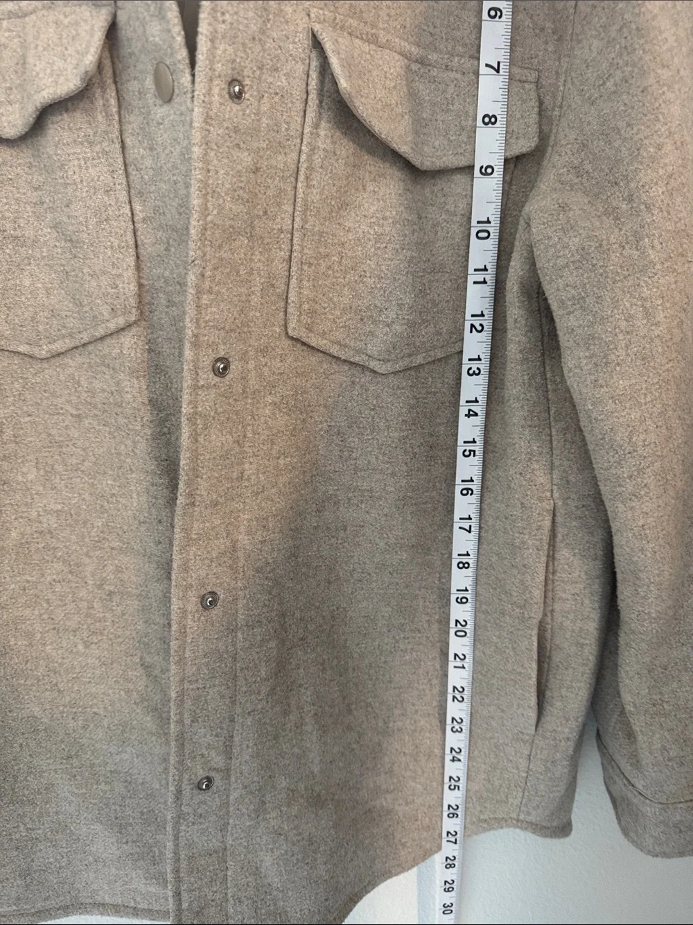 H&M Tan Utility Shacket Jacket N0132